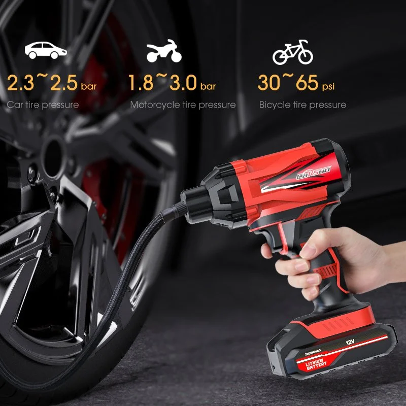 Portable Rechargeable Digital Car Air Pump with Wireless Tire Inflator