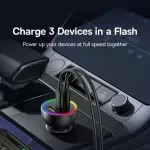 152.5W Fast Car Charger with USB-C & USB-A – PD3.0 QC4.0 for Phones & Laptops