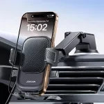 Universal Dashboard Car Phone Mount with Suction Cup and 360° Rotation