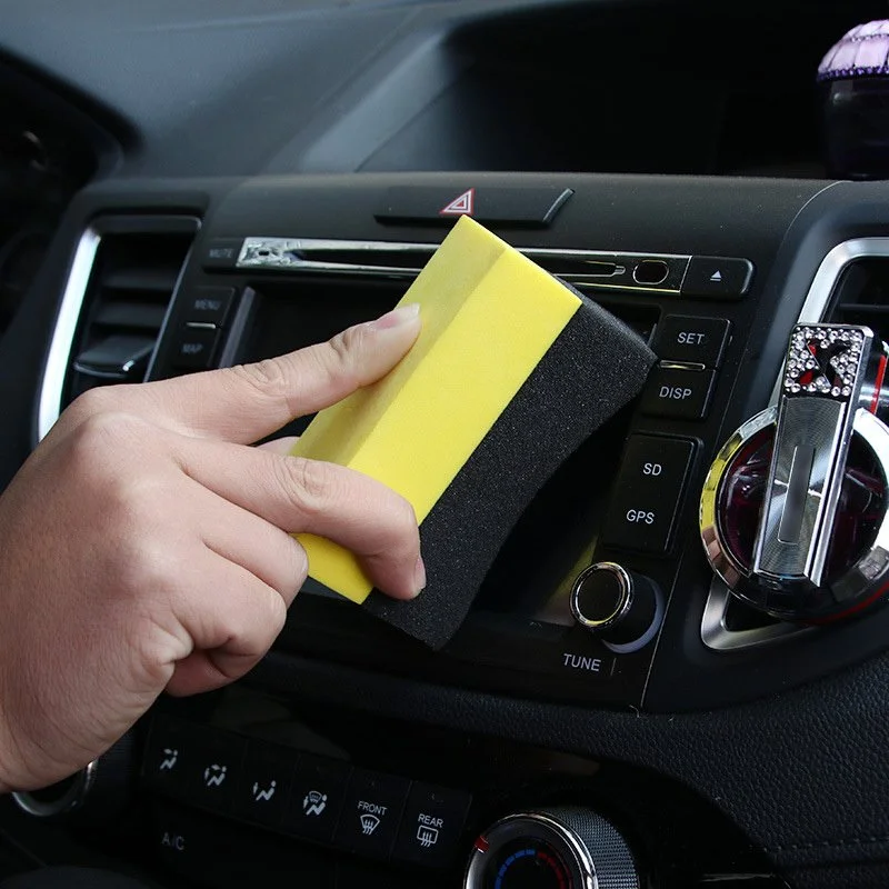 U-Shaped Car Tire & Wheel Cleaning Sponge Brush Set