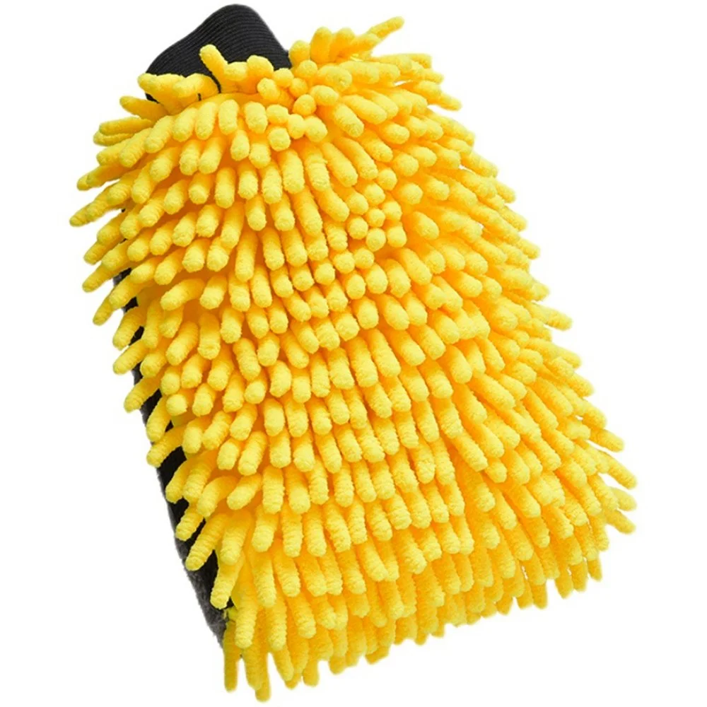 Double-Sided Microfiber Car Wash Mitt