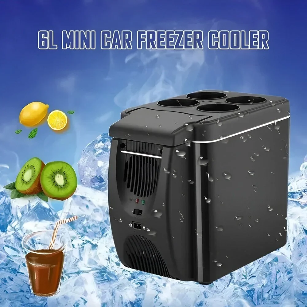 Portable 6L Car Refrigerator & Warmer Cooler