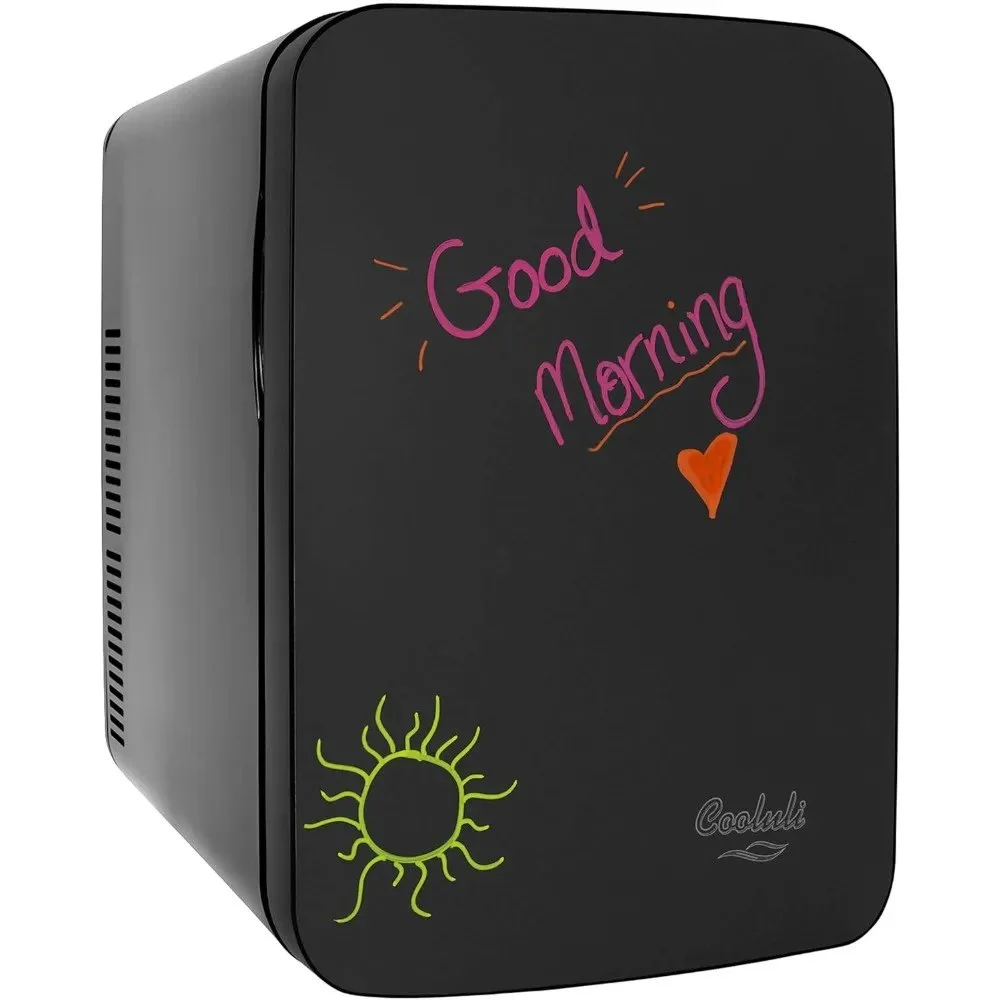 15L Portable Mini Fridge with Magnetic Blackboard