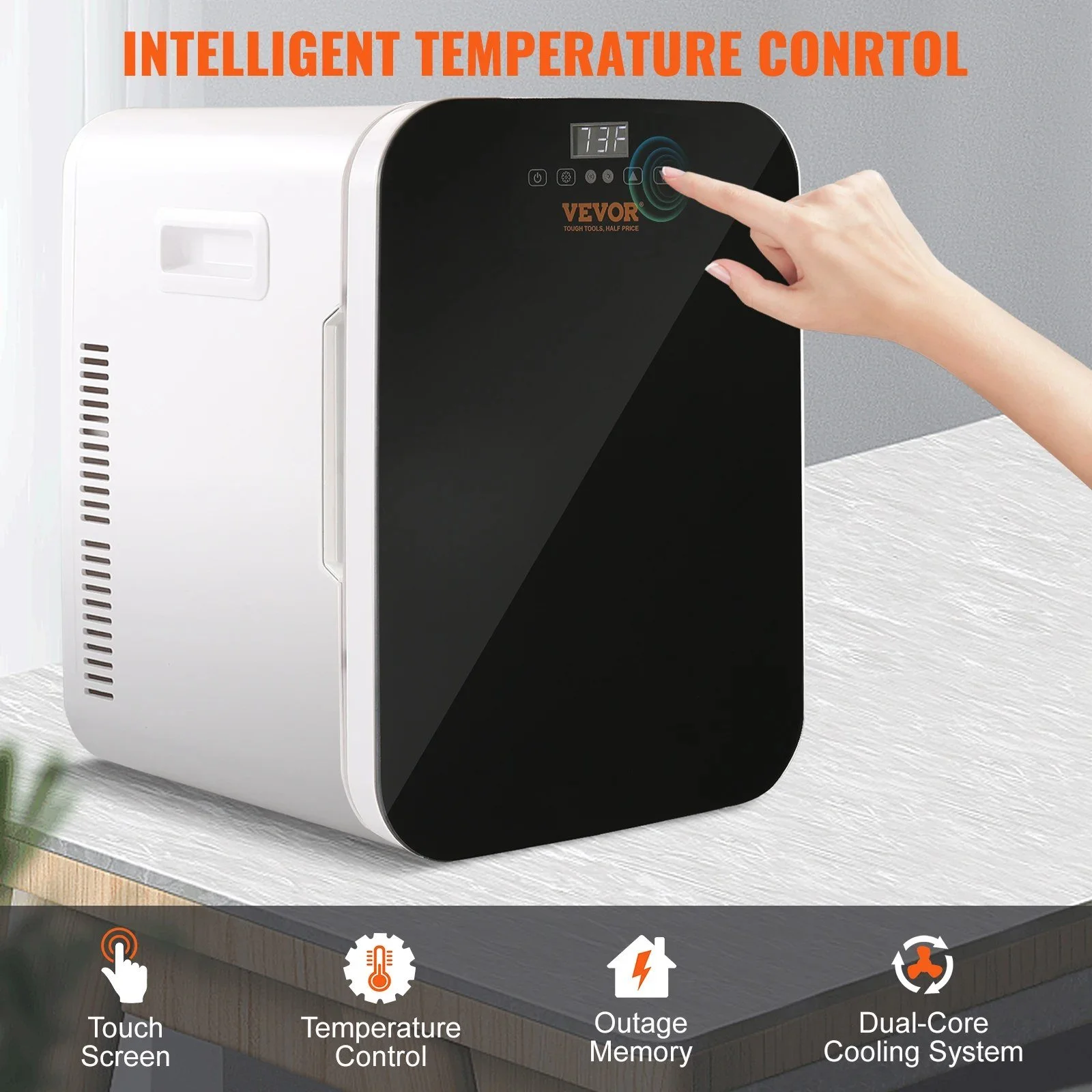 20L Portable Mini Fridge with Cooling & Warming for Home, Car, Camping