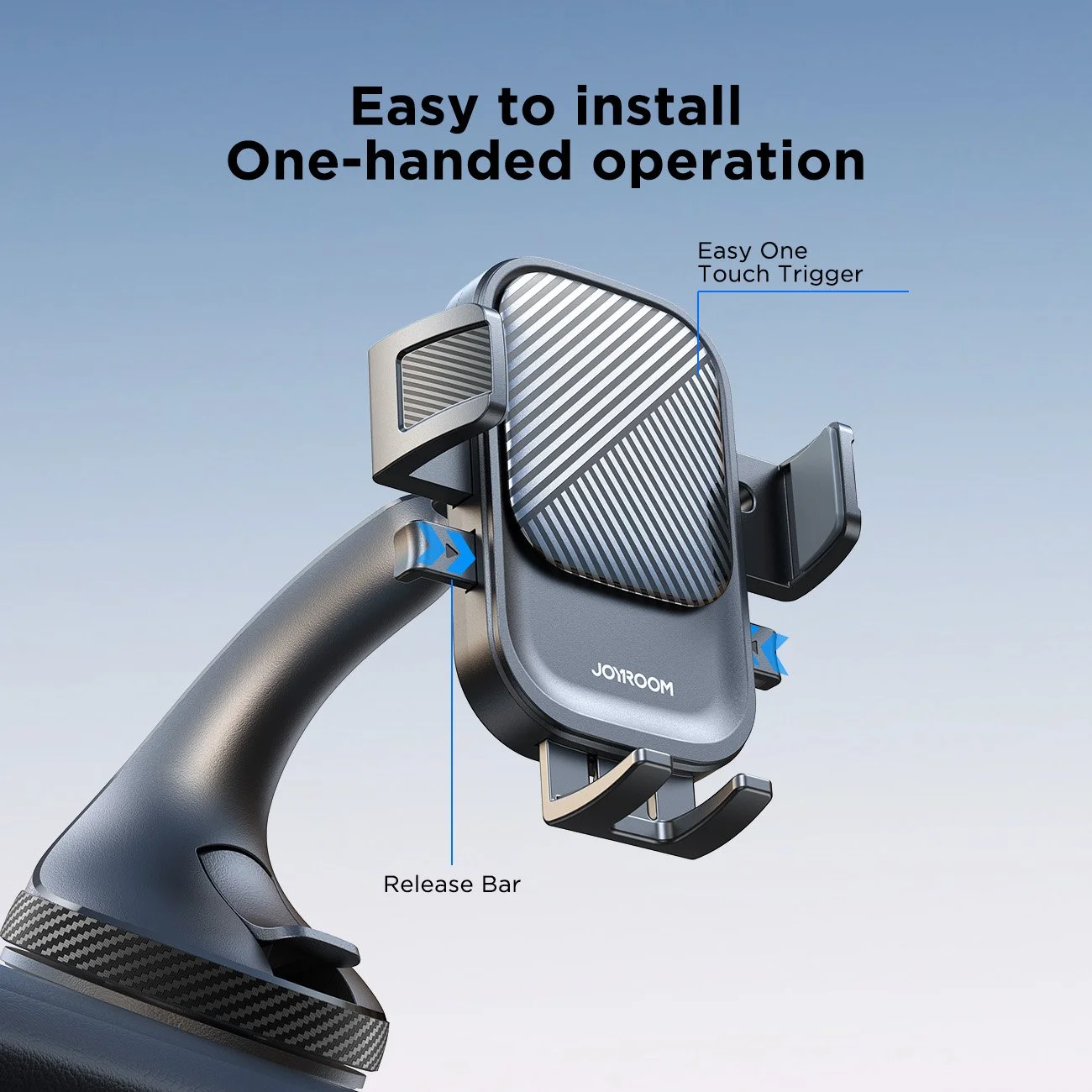 Universal Auto Gravity Car Phone Holder with Dashboard Suction Mount