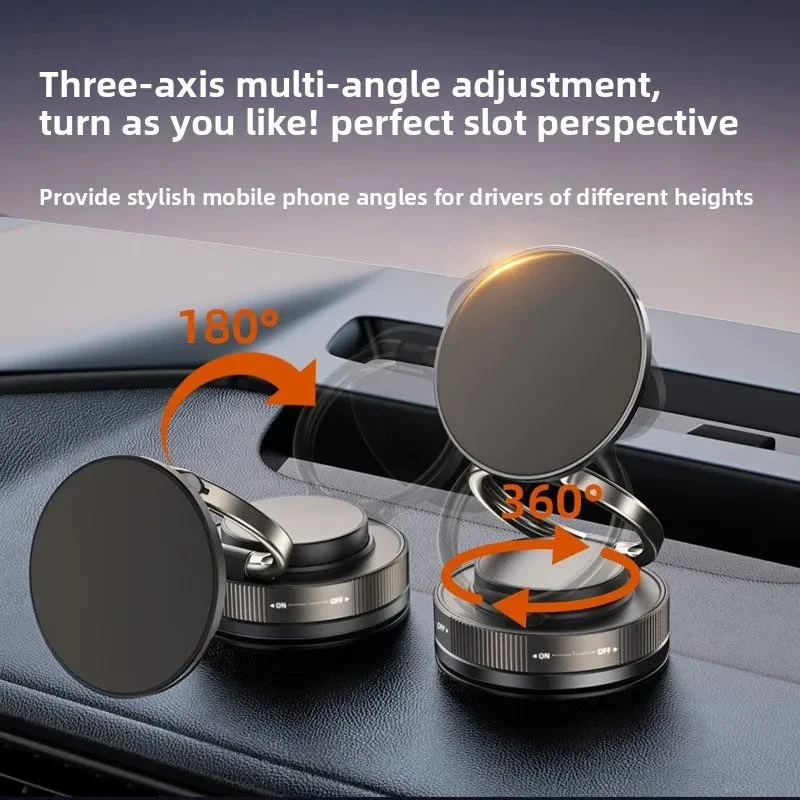 Universal Car Phone Mount with Super Strong Suction & One-Twist Lock