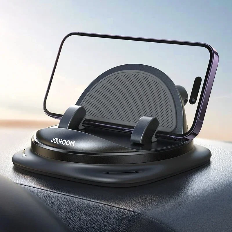 360° Rotatable Car Phone Mount with Strong Suction and Non-Slip Silicone Grip