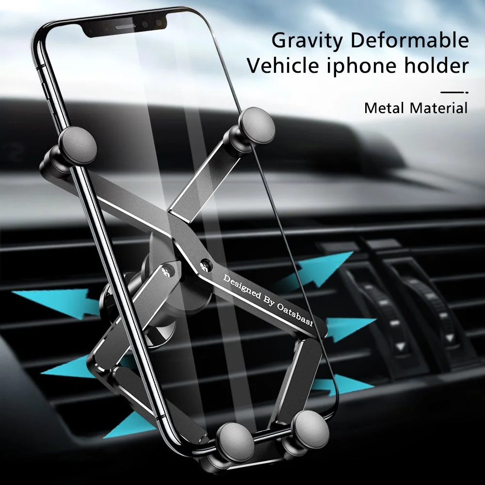 Universal Gravity Car Phone Holder – Hands-Free GPS & Charging Stand