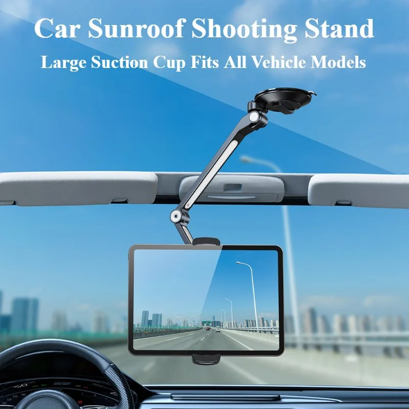 Universal Car Tablet & Phone Holder with 360° Rotation for 4.7–12.9” Devices
