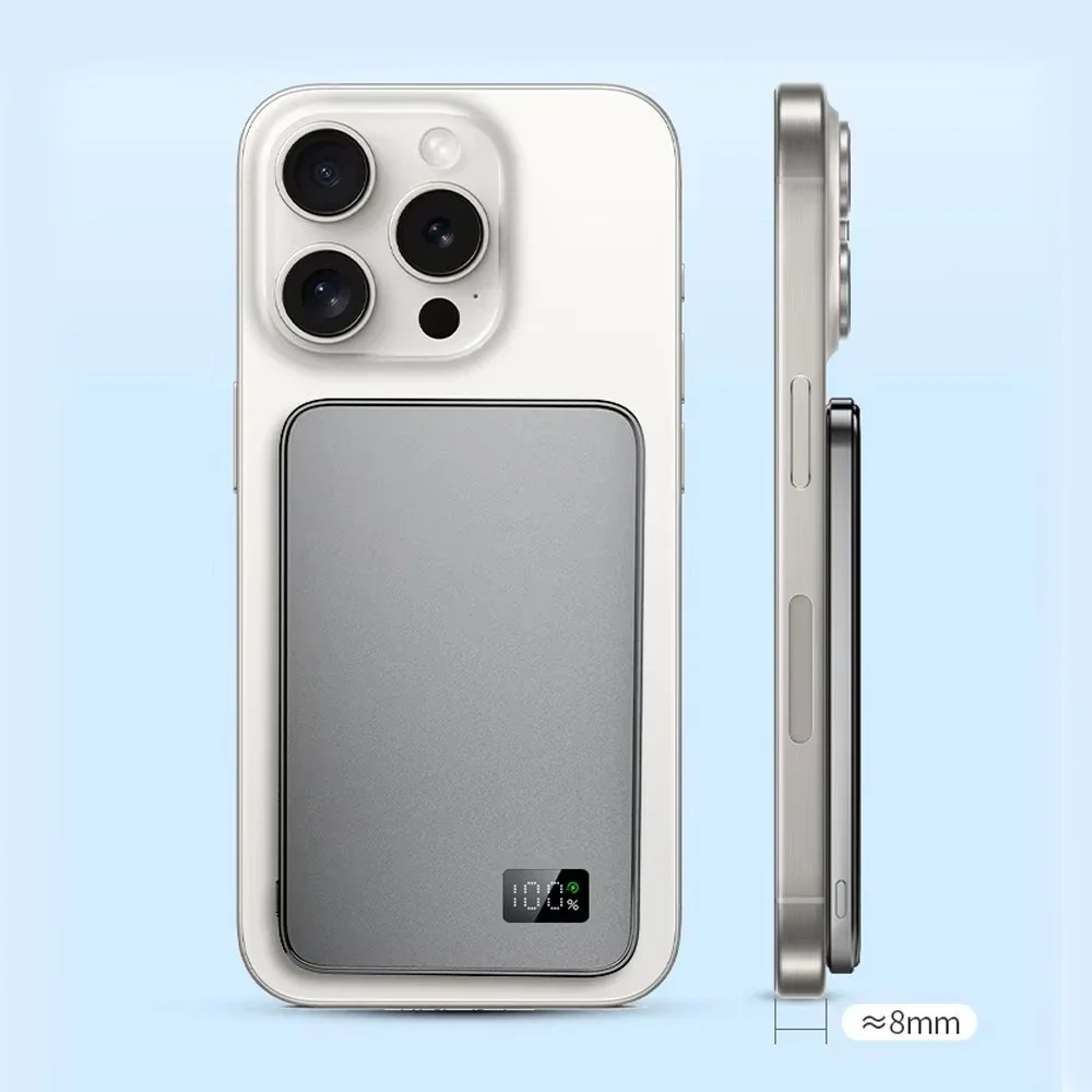 3-in-1 Magnetic Wireless Power Bank 20W Portable Charger for iPhone & Apple Watch