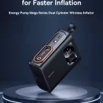 Portable Dual Cylinder Tire Inflator – 250W Wireless Car & Bike Air Pump