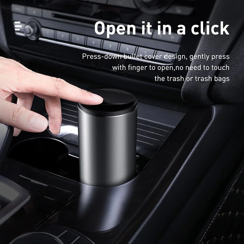 Mini Car Trash Bin with Lid