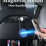 Car Headrest Hook & Magnetic Phone Holder for Tesla Model 3/Y/3 Highland