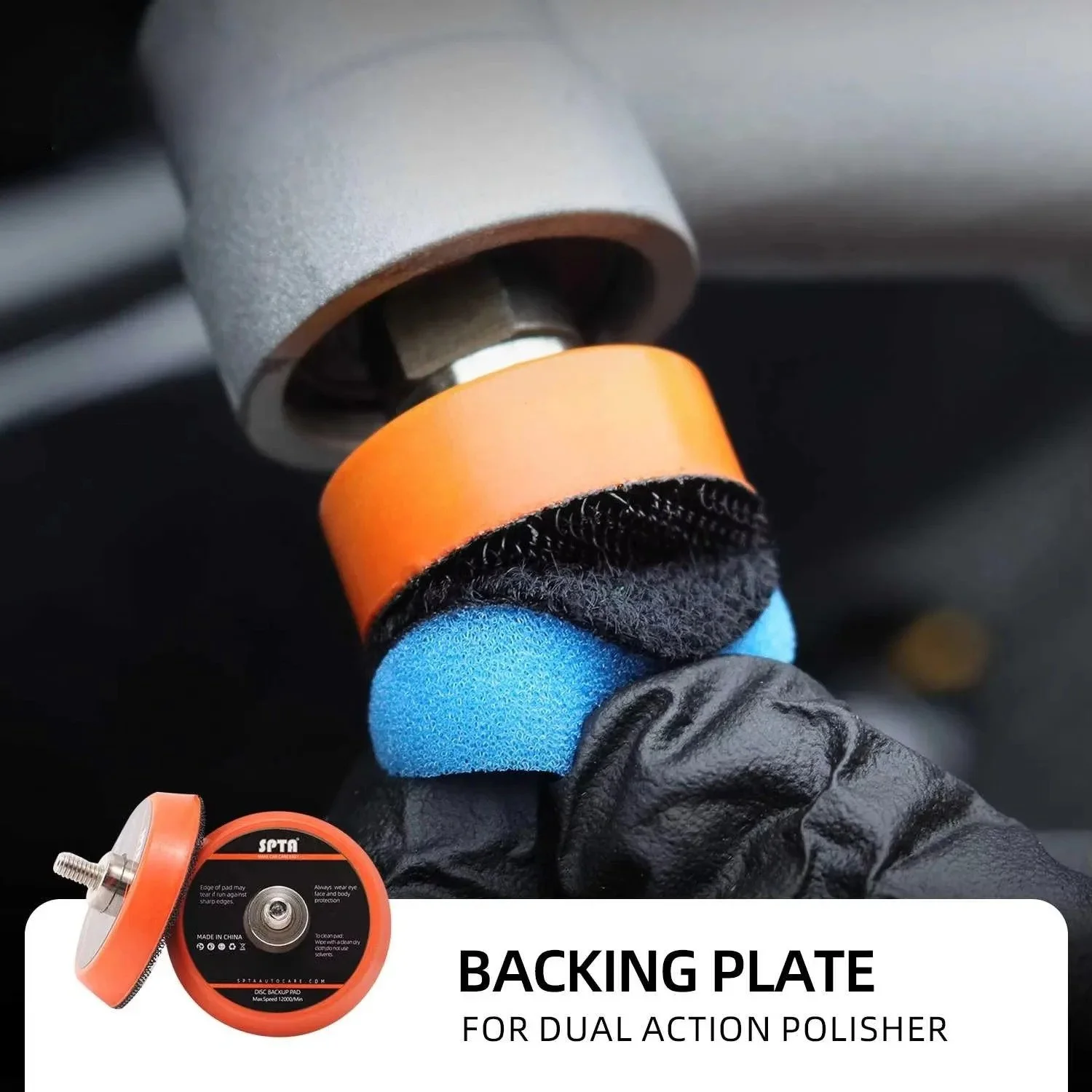 1" 2" 3" Hook & Loop Sanding Backing Pad for Dual Action Polishers