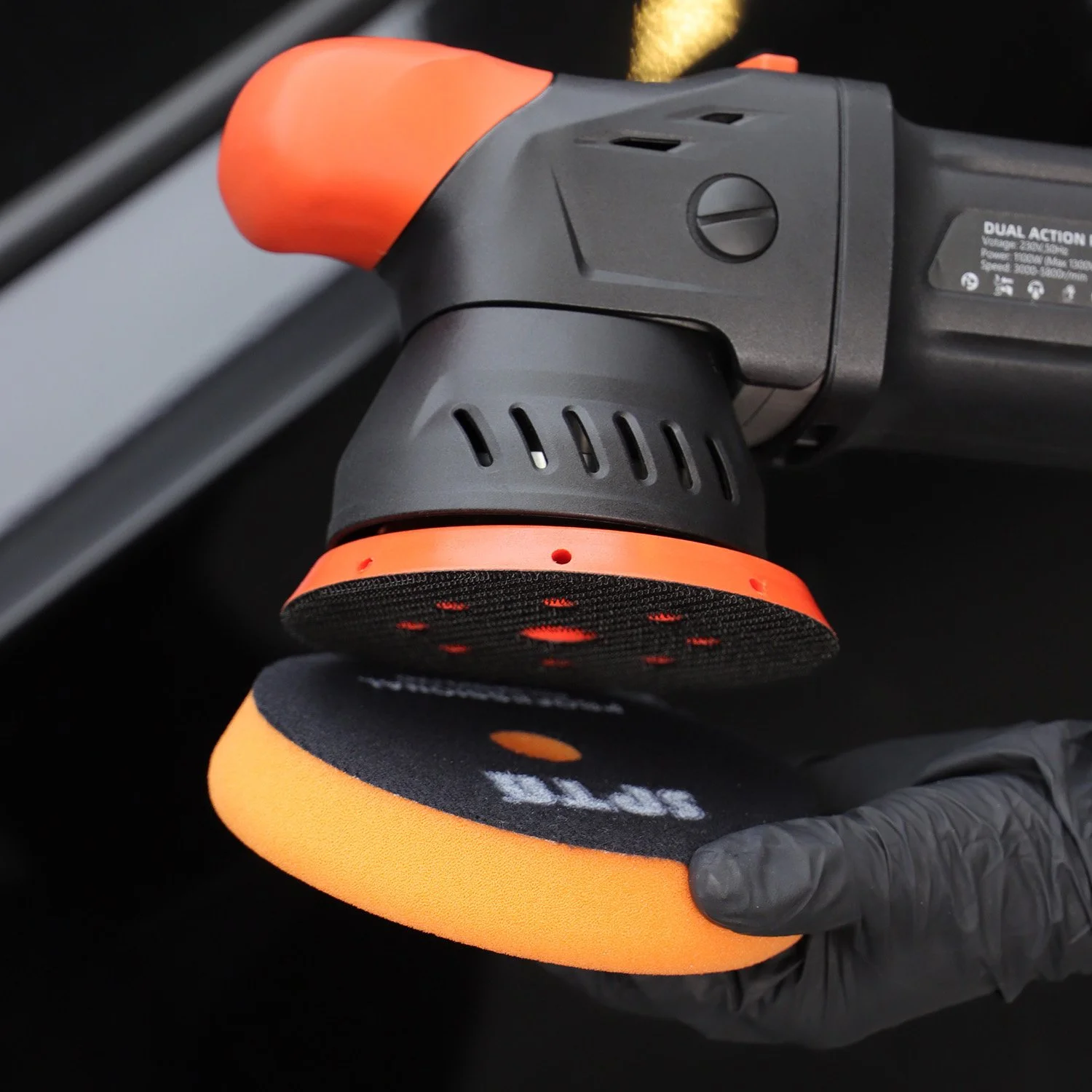 5" & 6" Dual Action Polisher Backing Plate with Hook & Loop