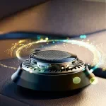 Solar Powered Rotating Car Air Freshener with Aromatherapy Diffuser