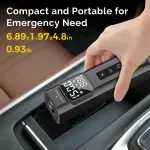 Portable Wired Tire Inflator Pump 150 PSI Fast Air Compressor for Cars & Bikes
