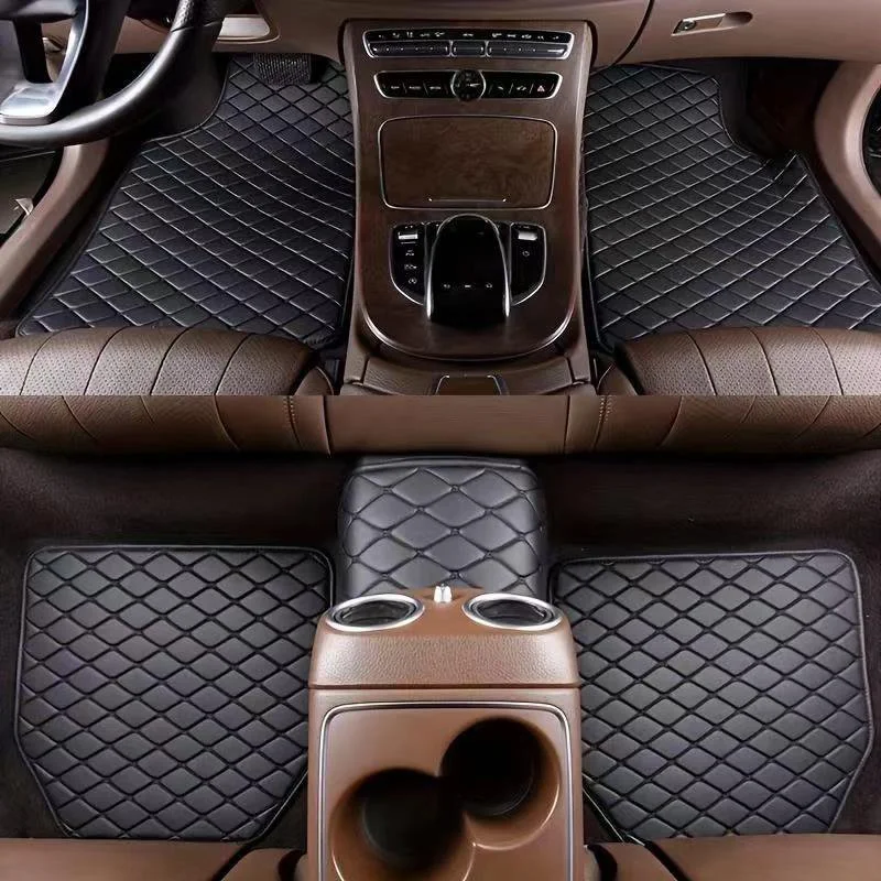 5Pcs Universal Waterproof Leather Car Floor Mats Set