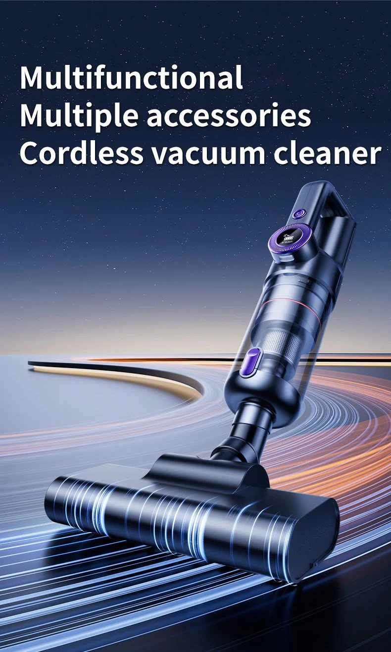 Powerful 14000Pa Cordless Car Vacuum Cleaner with LED & Long Battery Life