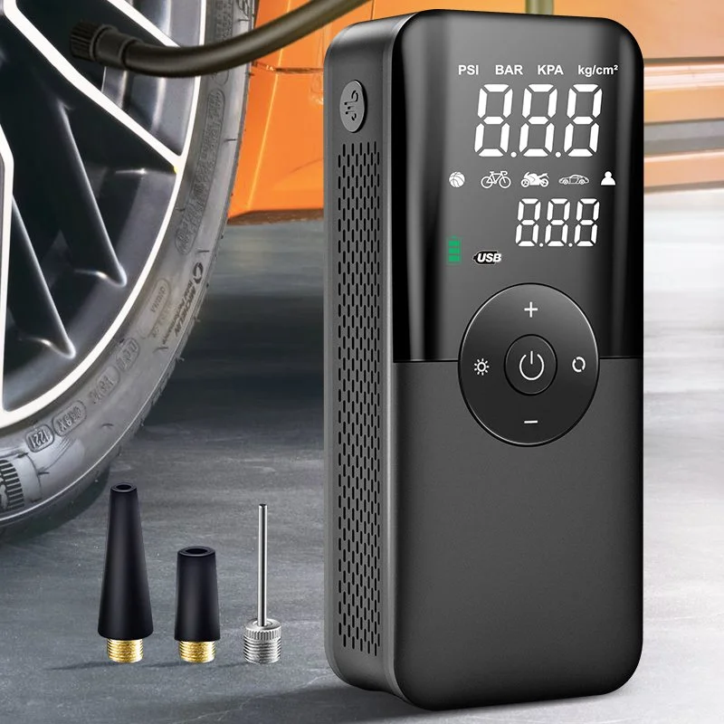 Rechargeable Cordless Tire Inflator – Portable Air Pump for Car, Bike & Sports