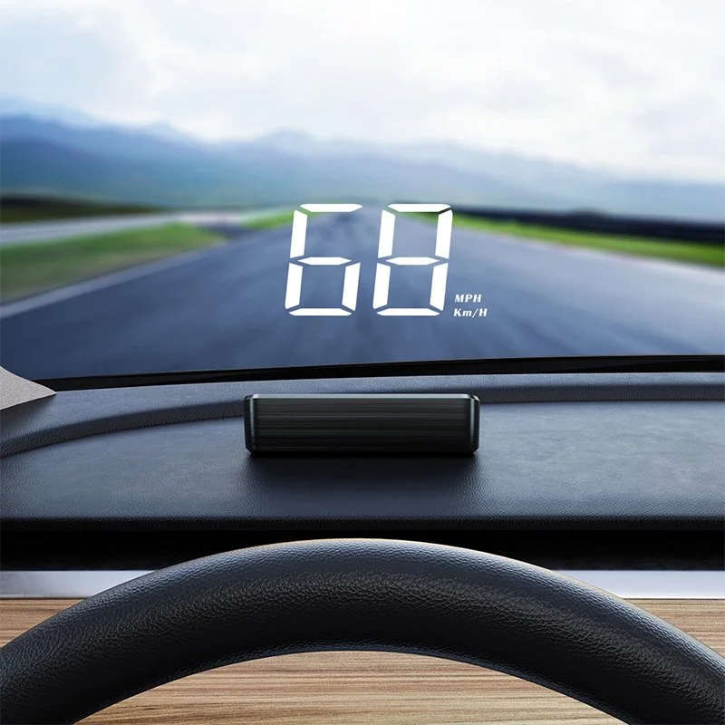 GPS Car Speedometer HUD Digital Display with Windshield Projection