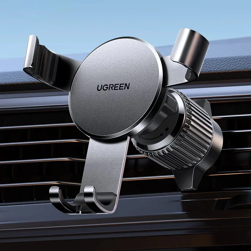 Car Phone Holder for Air Vent – Gravity Auto-Lock, One-Hand Use, 360° Rotation