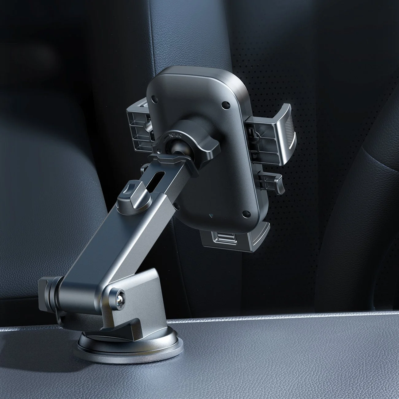 Universal Car Mount Phone Holder with Suction Cup for Dashboard & Windshield