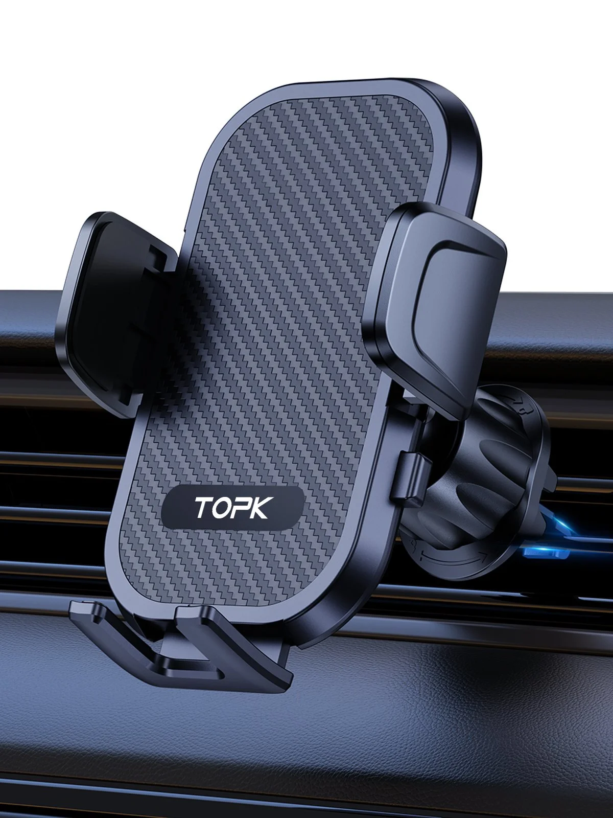 Universal Car Air Vent Phone Mount - Easy Clamp Cradle for 4" to 7" Phones