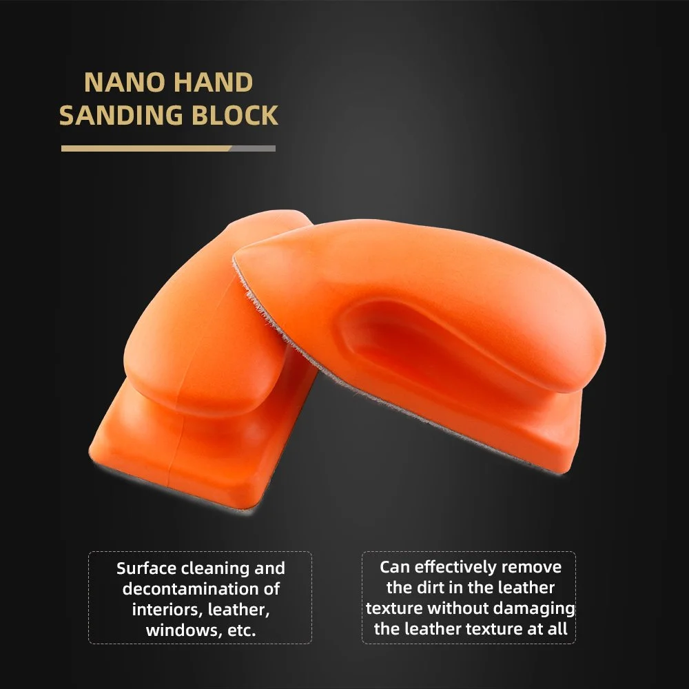 Nano Hand Sanding Block and Cleaning Pad – Multi-Purpose Leather & Interior Care