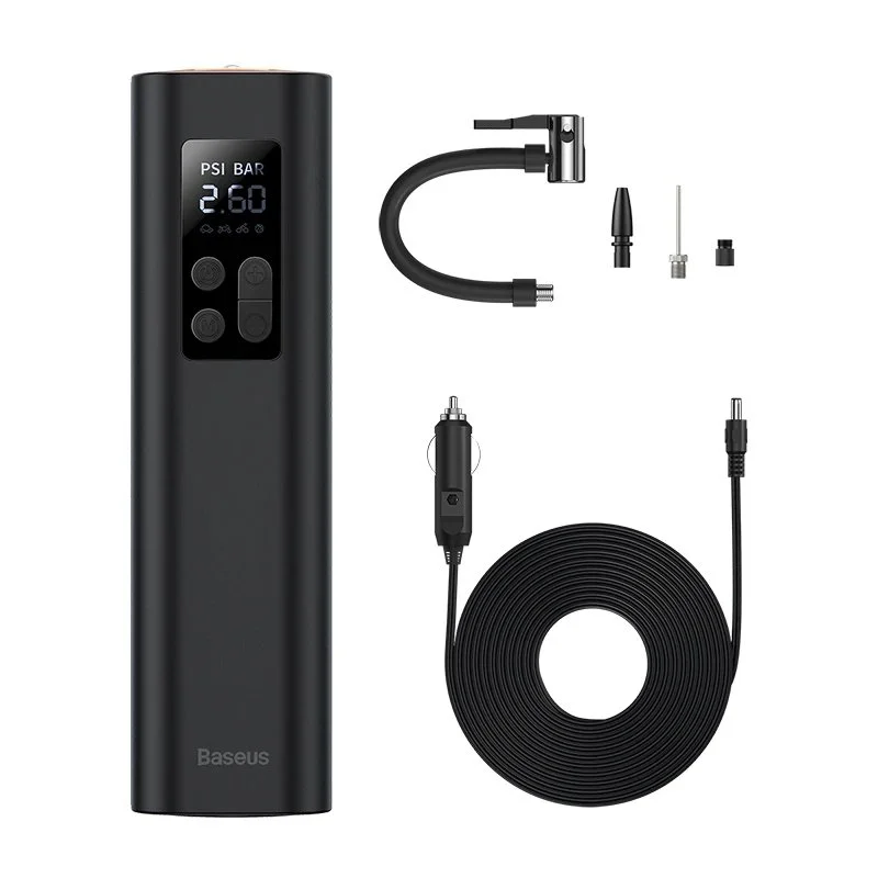Portable Car Tire Inflator Pump with Digital Display – Fast, Compact & Safe