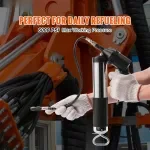 6000 PSI Heavy Duty Grease Gun with Flexible Hose – 400CC Pistol Grip Manual