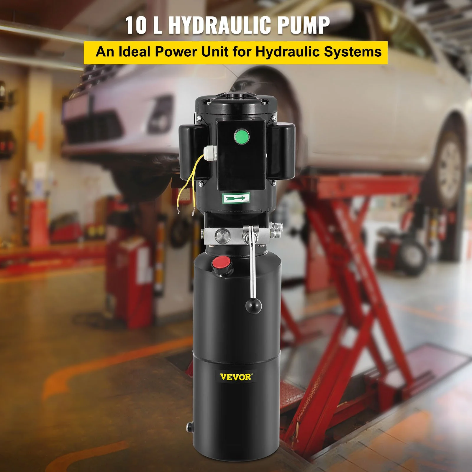 110V Hydraulic Power Unit for Car Lift, Dump Trailer & Auto Hoist, 2.2KW