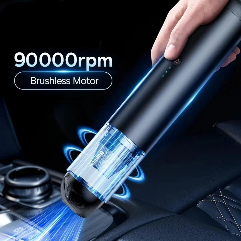 Powerful 15000Pa Cordless Car Vacuum Cleaner with LED & Blower Function