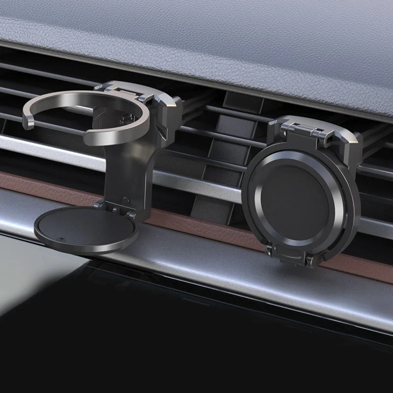 Foldable Car Air Vent Cup Holder for Drinks and Bottles