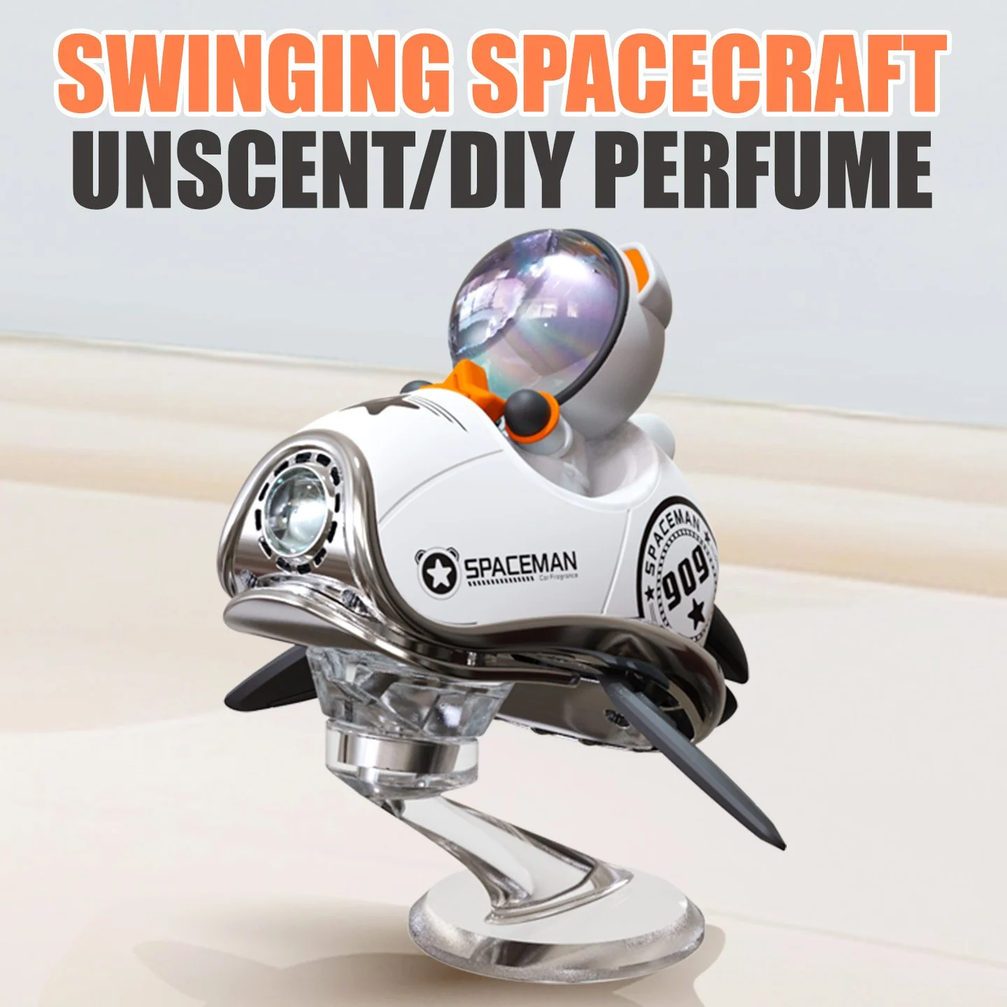 Inertial Swinging Astronaut Car Air Freshener & Dashboard Decor