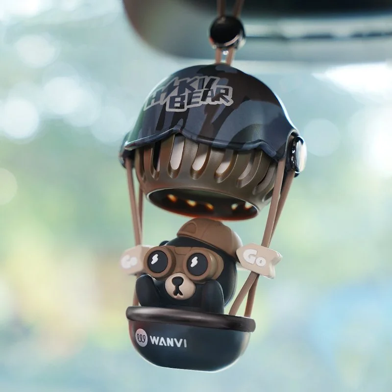Balloon Bear Car Air Freshener Pendant for Rearview Mirror