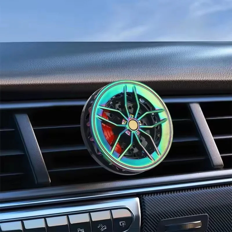 Rotating Car Air Vent Wheel Hub Freshener Clip – Ocean Scent