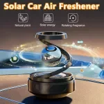 Solar Powered Rotating Car Air Freshener and Essential Oil Diffuser
