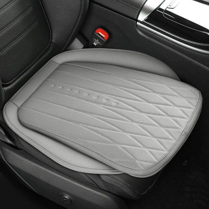 Premium PU Leather Car Seat Cushion – Universal Fit, All-Season Comfort
