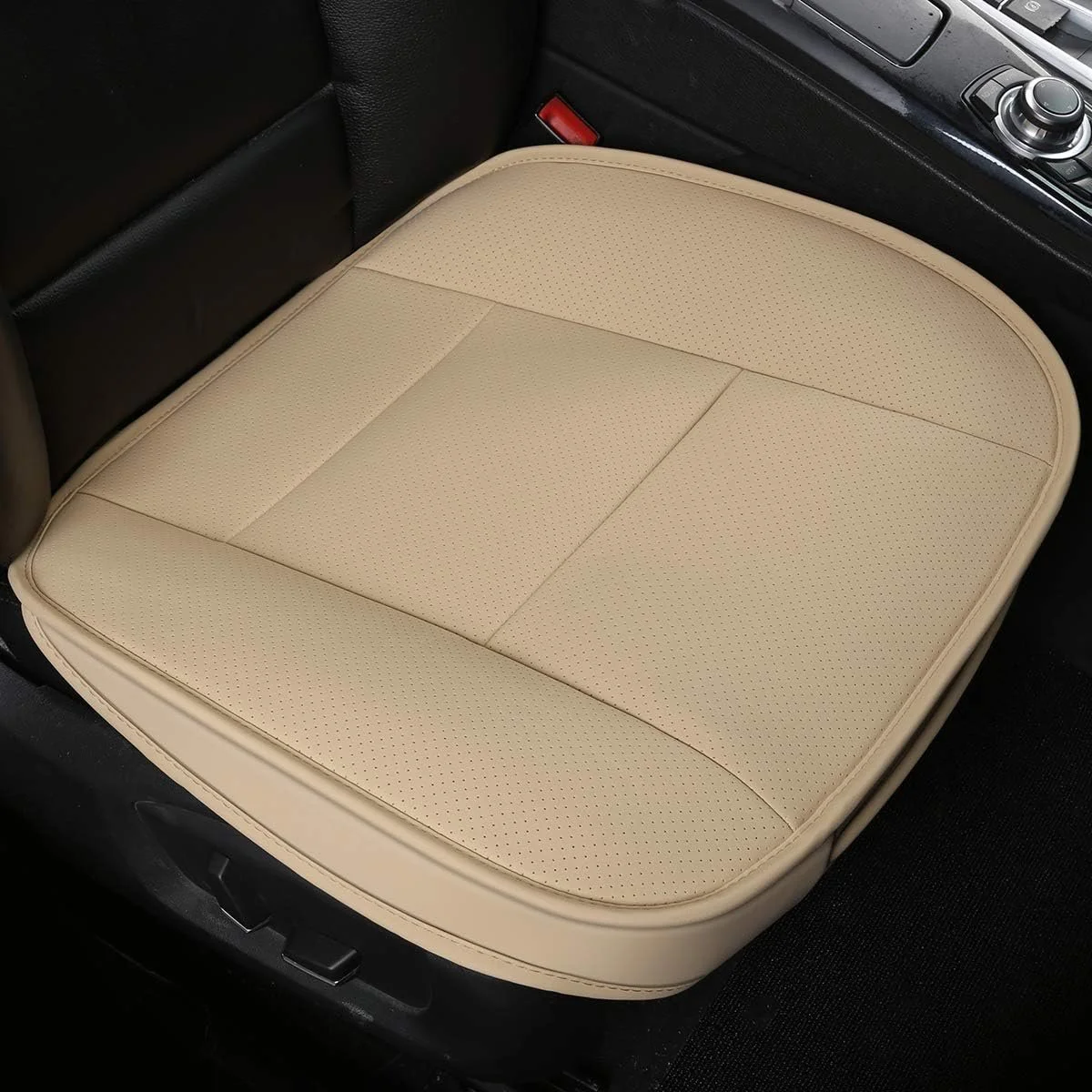Ultra Soft Waterproof PU Leather Front Car Seat Cover Cushion