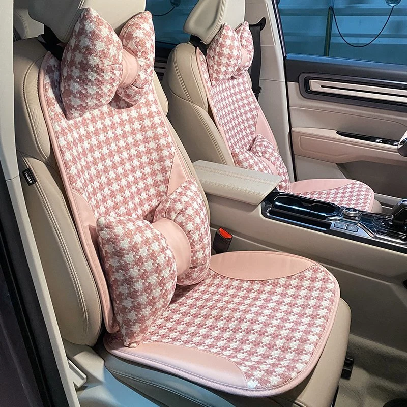 Universal Four Seasons Jacquard Leather Car Seat Covers