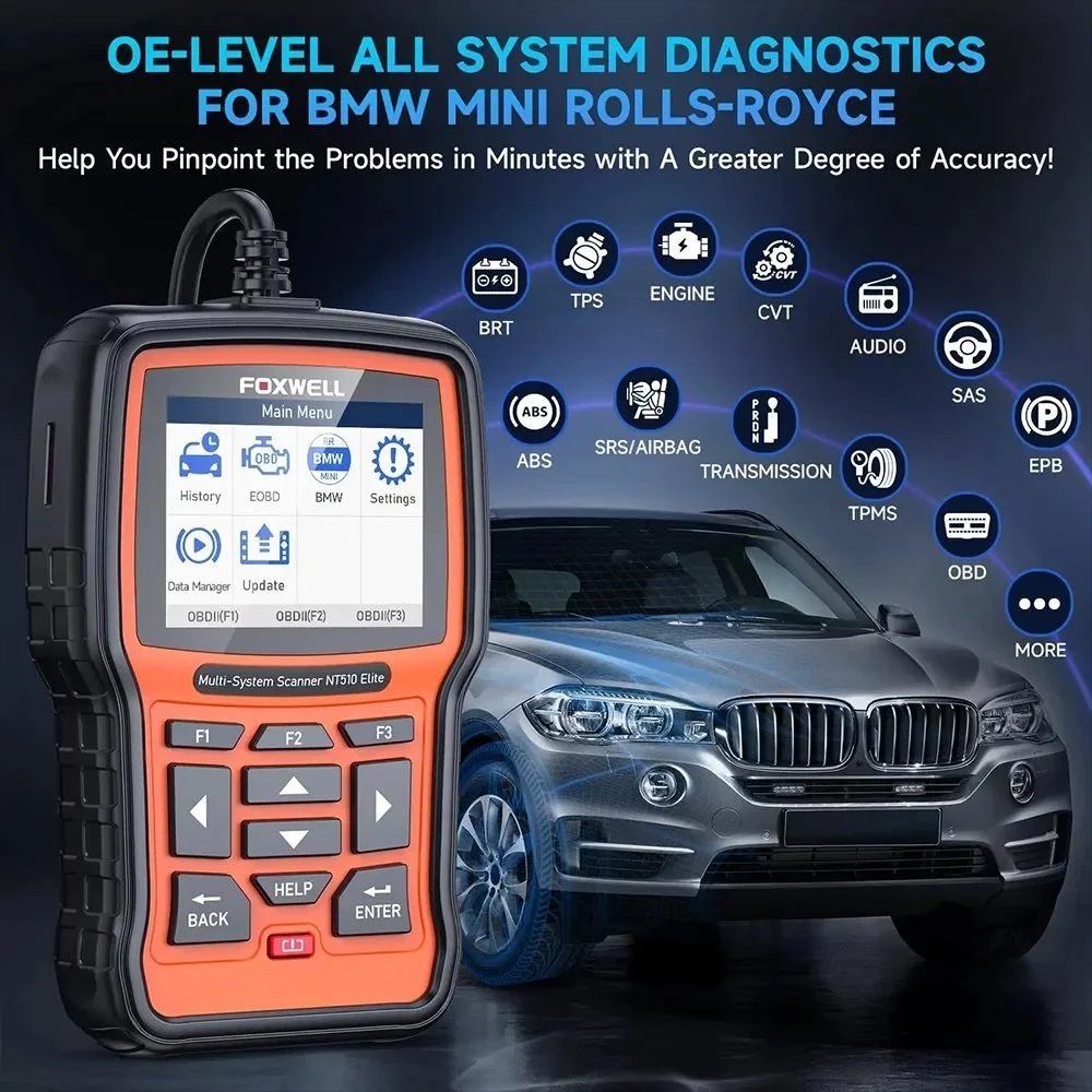 Wireless OBD2 Automotive Scanner with Bi-Directional Control & 30+ Reset Functions