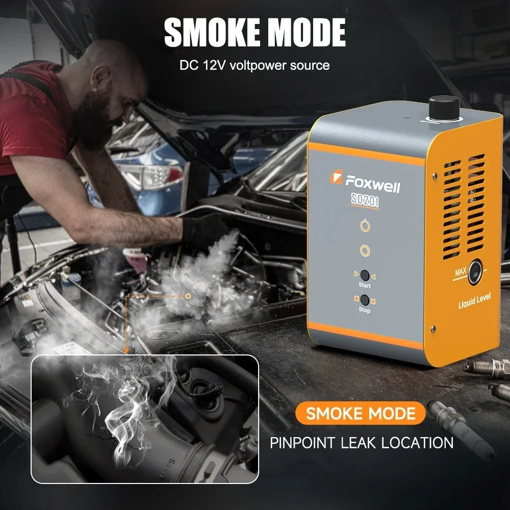 Car EVAP Smoke Leak Detector with Built-in Air Pump for Fuel and Vacuum Systems