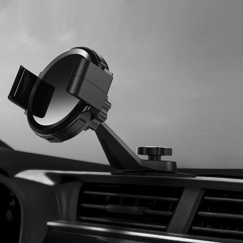 Universal 360° Rotating Car Phone Holder Base with 17mm Ball Head Mount