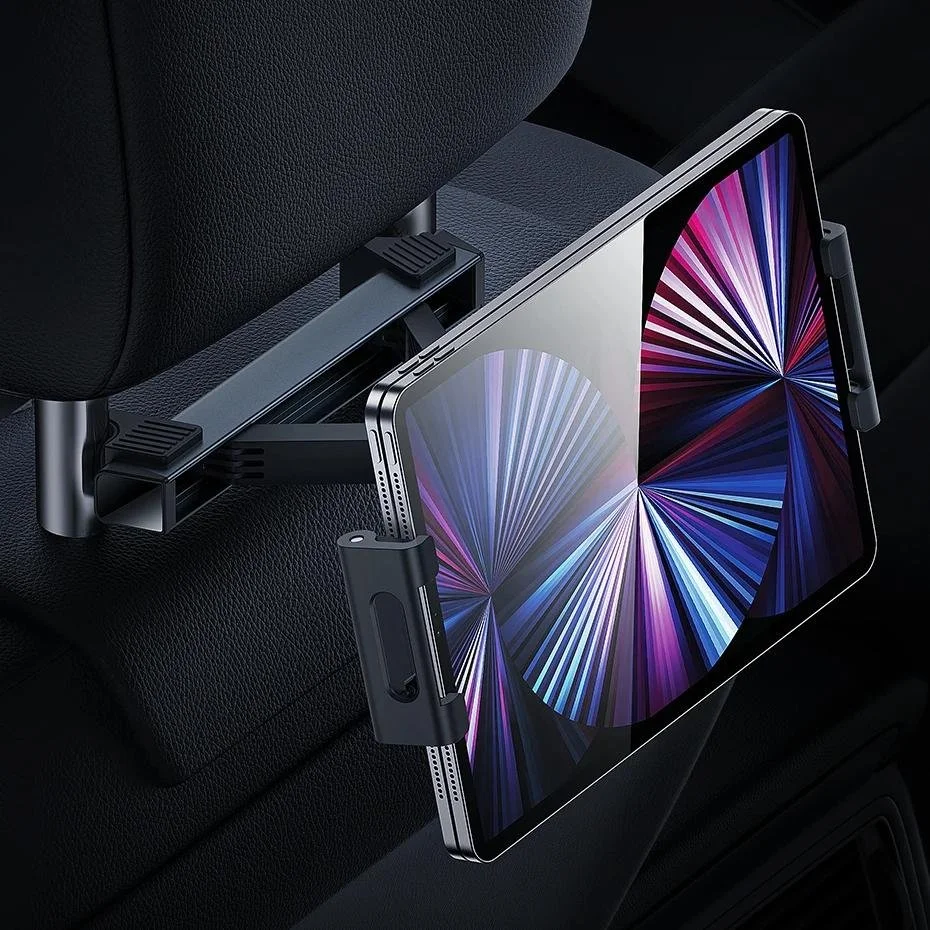 Universal Car Headrest Mount Holder for Tablets & Phones 4.7-12.3 Inch
