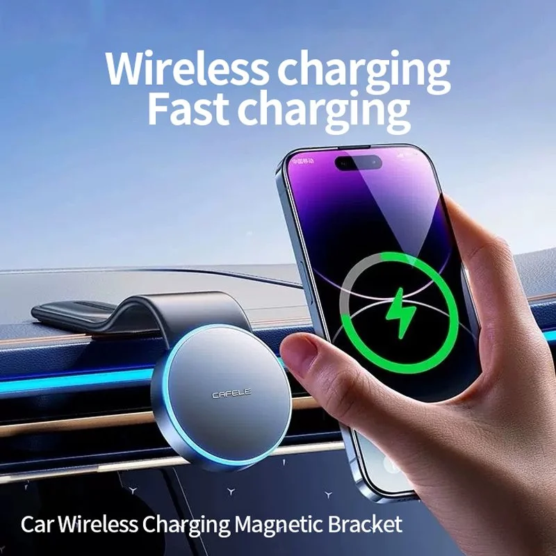 15W Magnetic Wireless Car Phone Holder