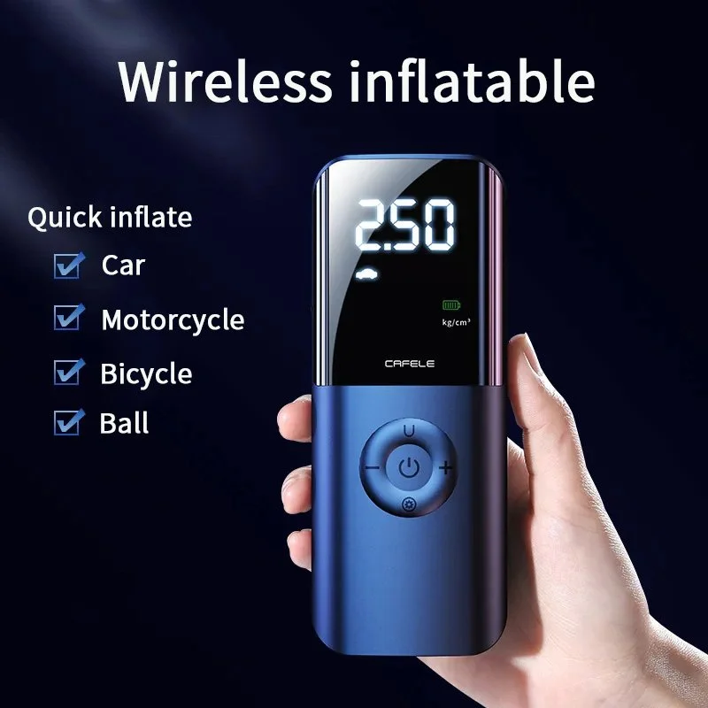 Wireless Portable Car Tire Inflator Pump with Digital Pressure Gauge 150 PSI