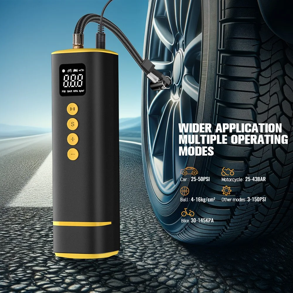 Digital Tire Pressure Monitor & Portable 150 PSI Inflator for Off-Road Vehicles
