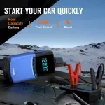 Portable Car Jump Starter with Air Compressor 150PSI 2000A Power Bank