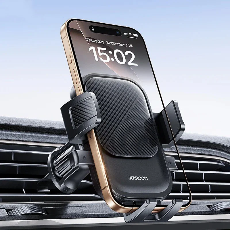 360° Rotation Car Phone Holder - Universal Hands-Free Air Vent Mount for 4.7-6.9'' Phones